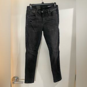 BlankNYC Black Reade Crop Studden Skinny Jeans 27
